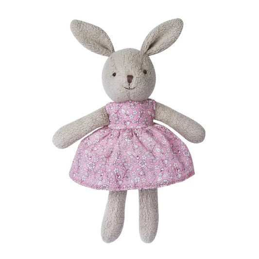 Little Bunny Plush - Grey Vintage Floral