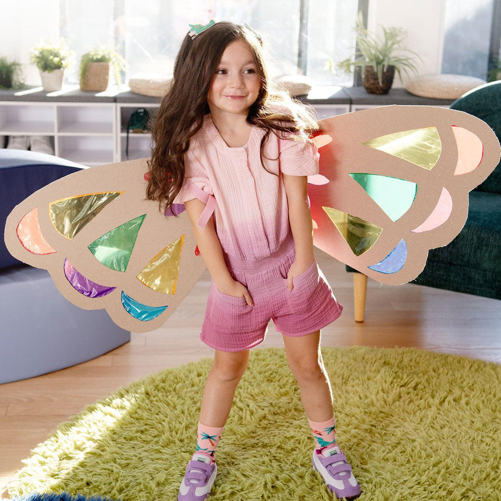 PINK OMBRE COTTON JUMPSUIT