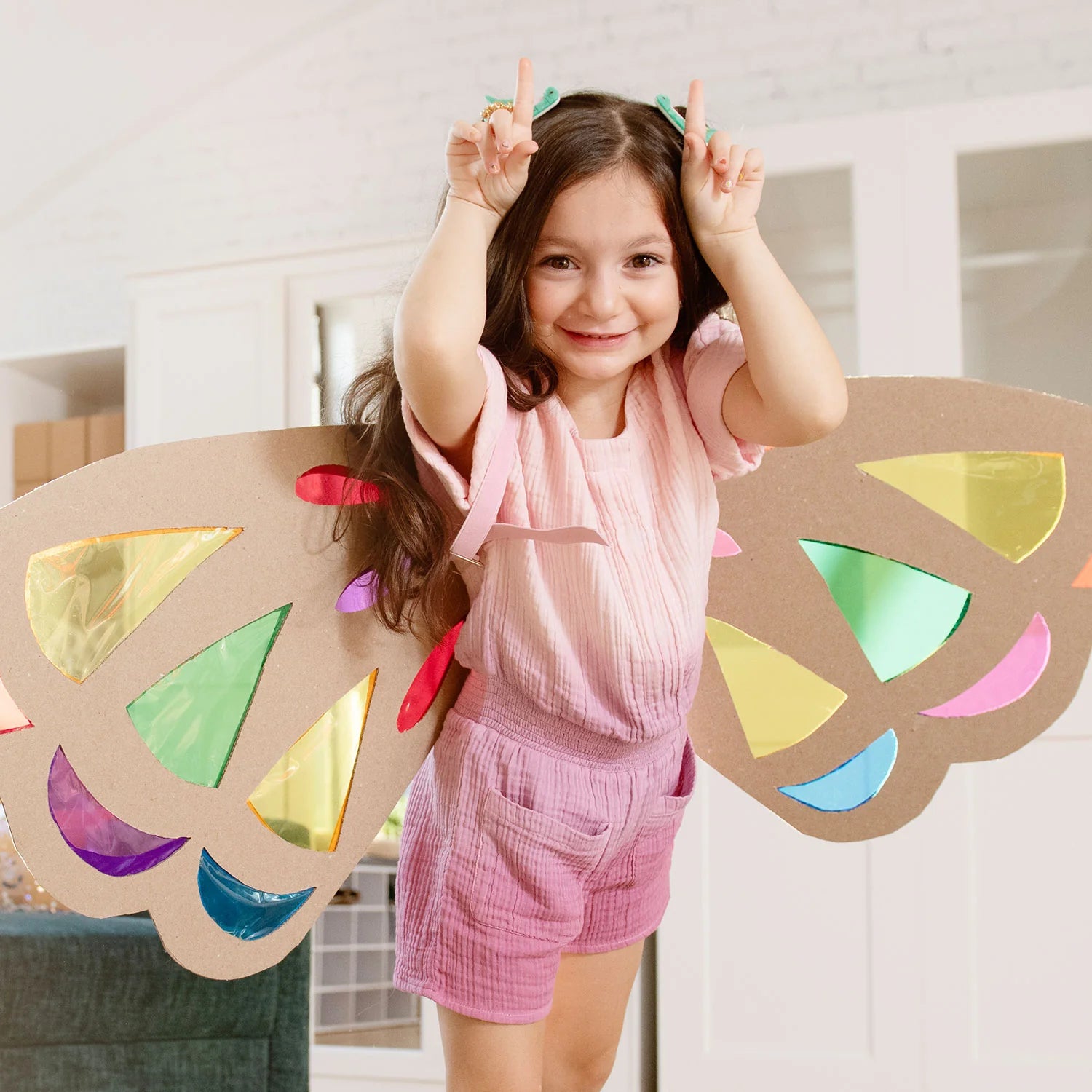 PINK OMBRE COTTON JUMPSUIT