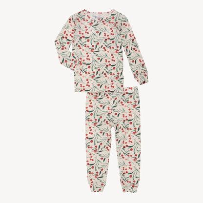 Kiss me baby pajama long sleeve set