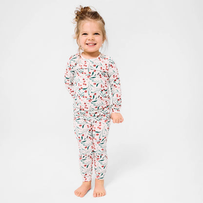 Kiss me baby pajama long sleeve set