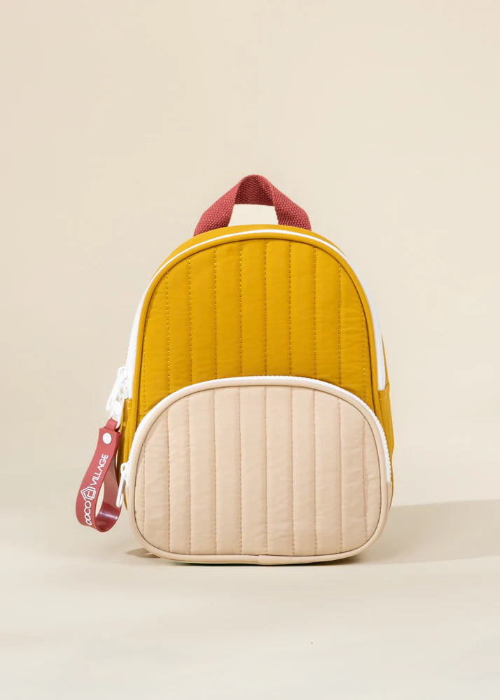 Washable Nylon Small Backpack  - Golden Hour