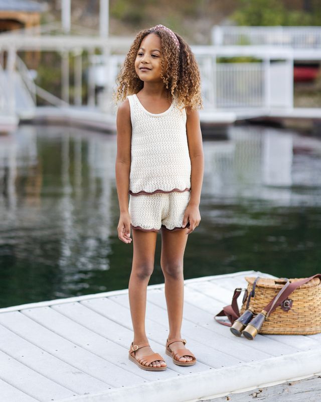 CROCHET TANK SET || NATURAL