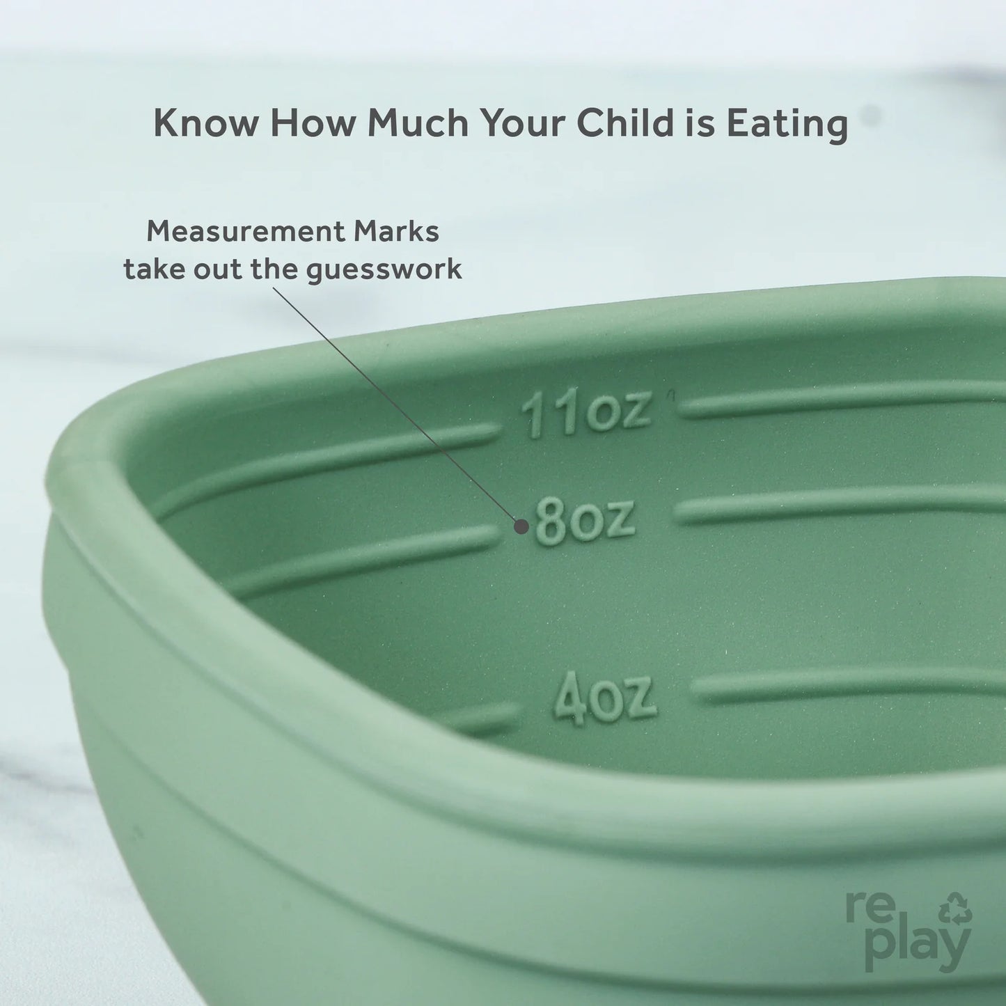 Silicone Suction Bowl with Press In Lid Green
