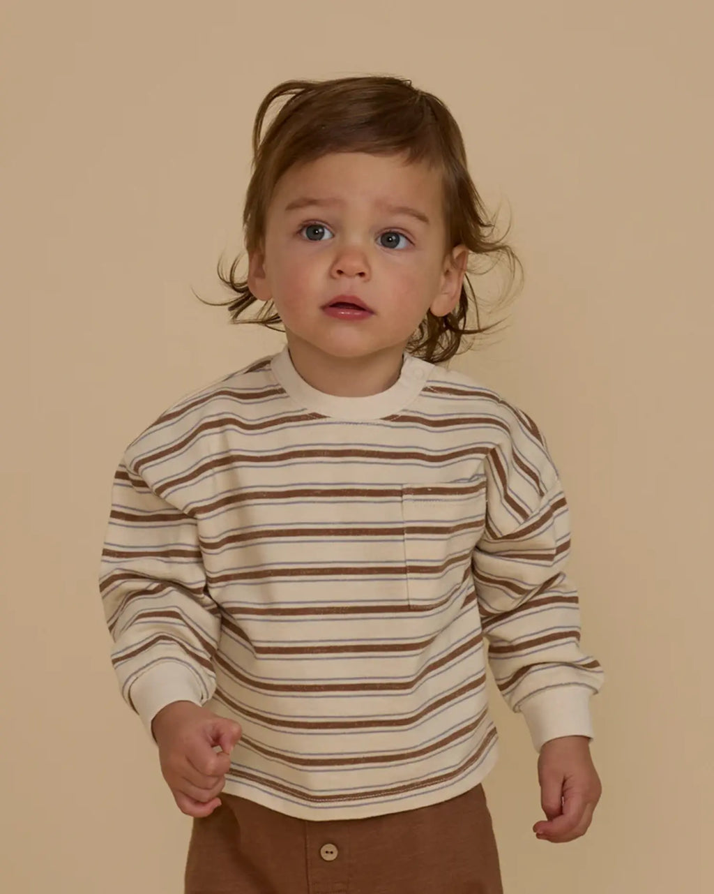 Relaxed Long Sleeve Tee - Vintage Stripe