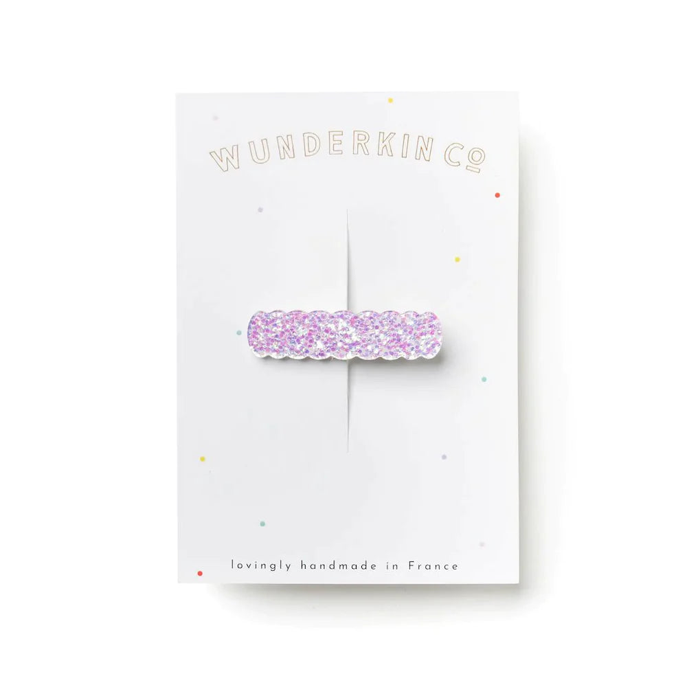 Scallop Clip // Glitter Birthday Cake  (2Pack)