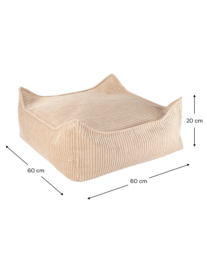 Brown Sugar Square Ottoman