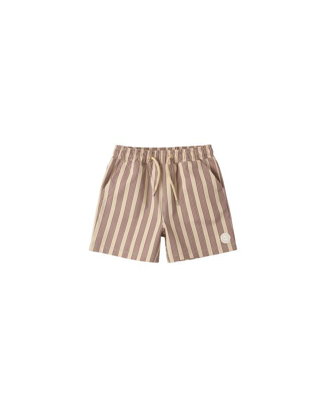 BOARDSHORT || BROWN BUTTERSCOTCH STRIPE