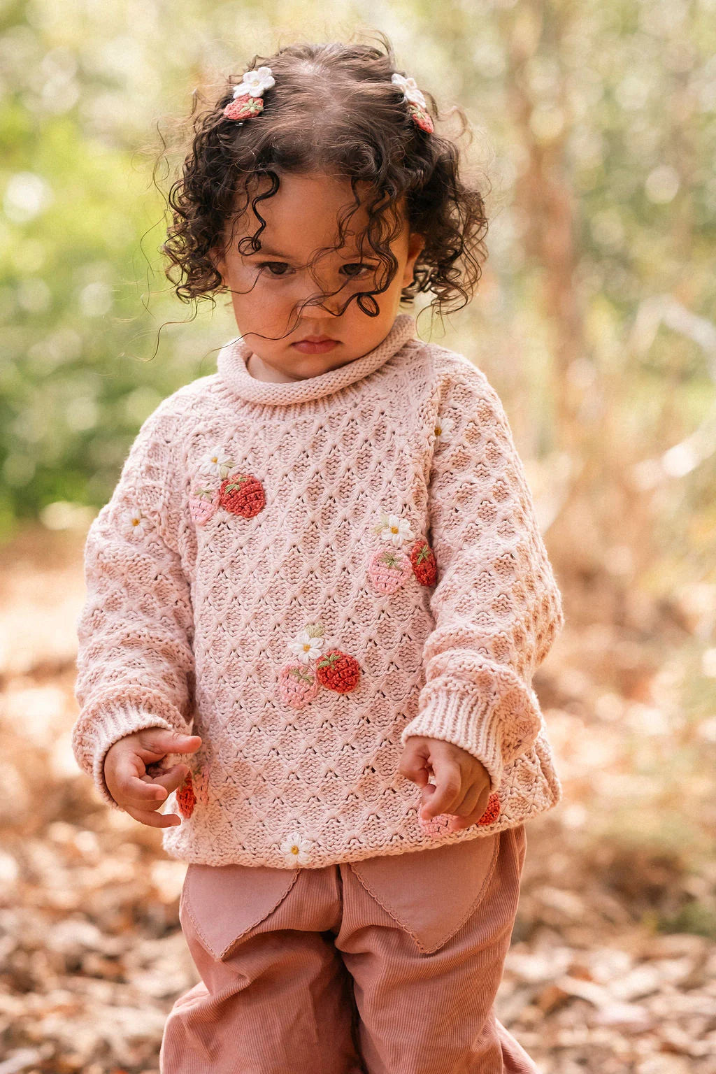 Strawberry Fields Sweater - Pink
