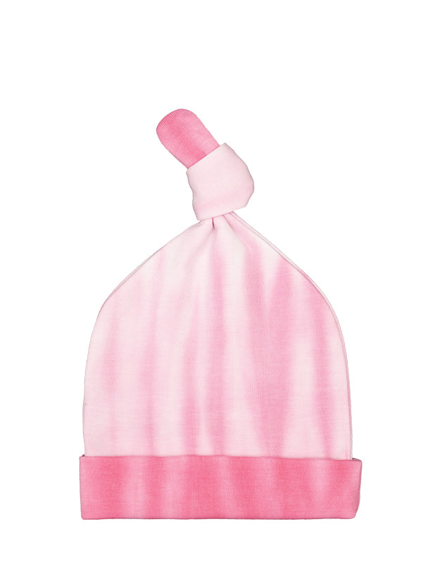 Gorro de algodon pima - Tie Dye Pink