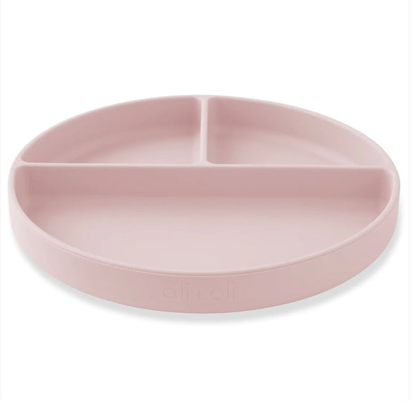 Silicon Divided Suction Plate -Pink