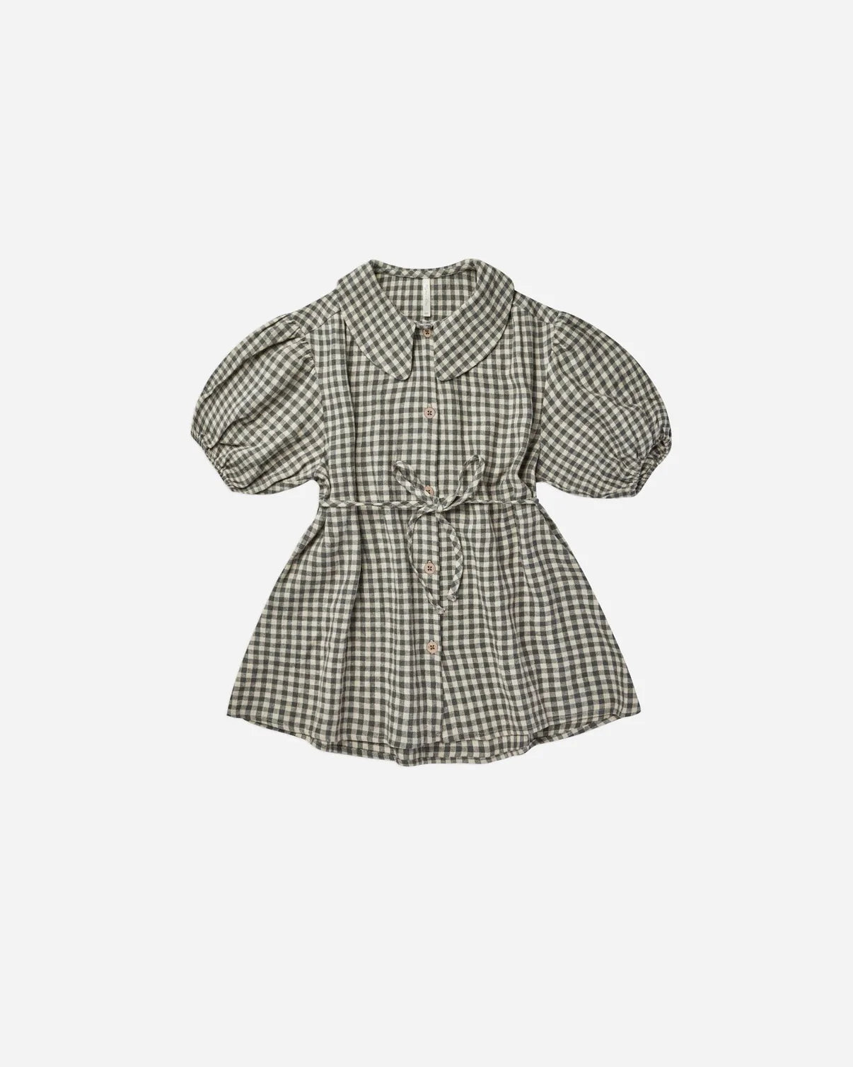 OLIVE DRESS || MARINE GINGHAM