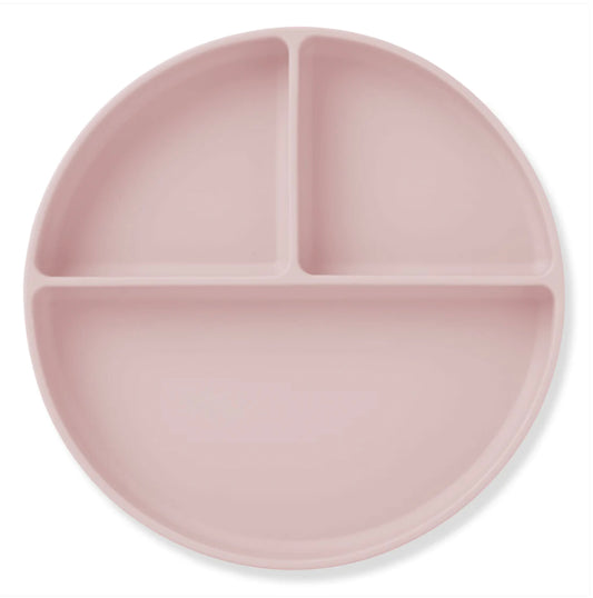 Silicon Divided Suction Plate -Pink