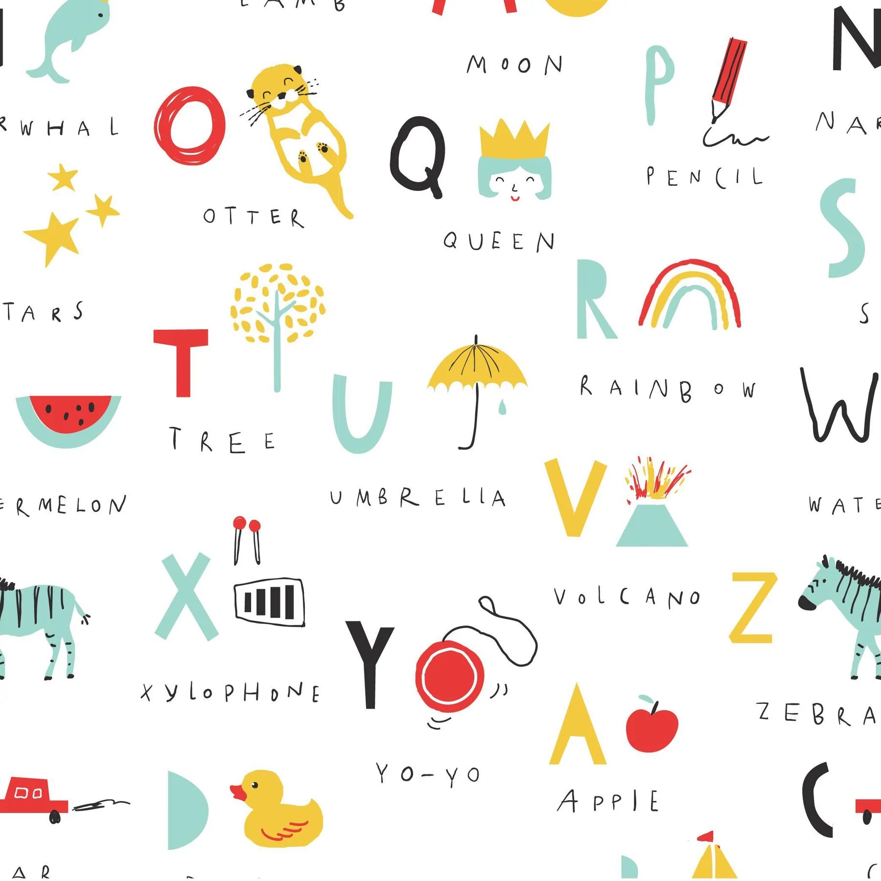 Gorro de tela modal - ABC Love