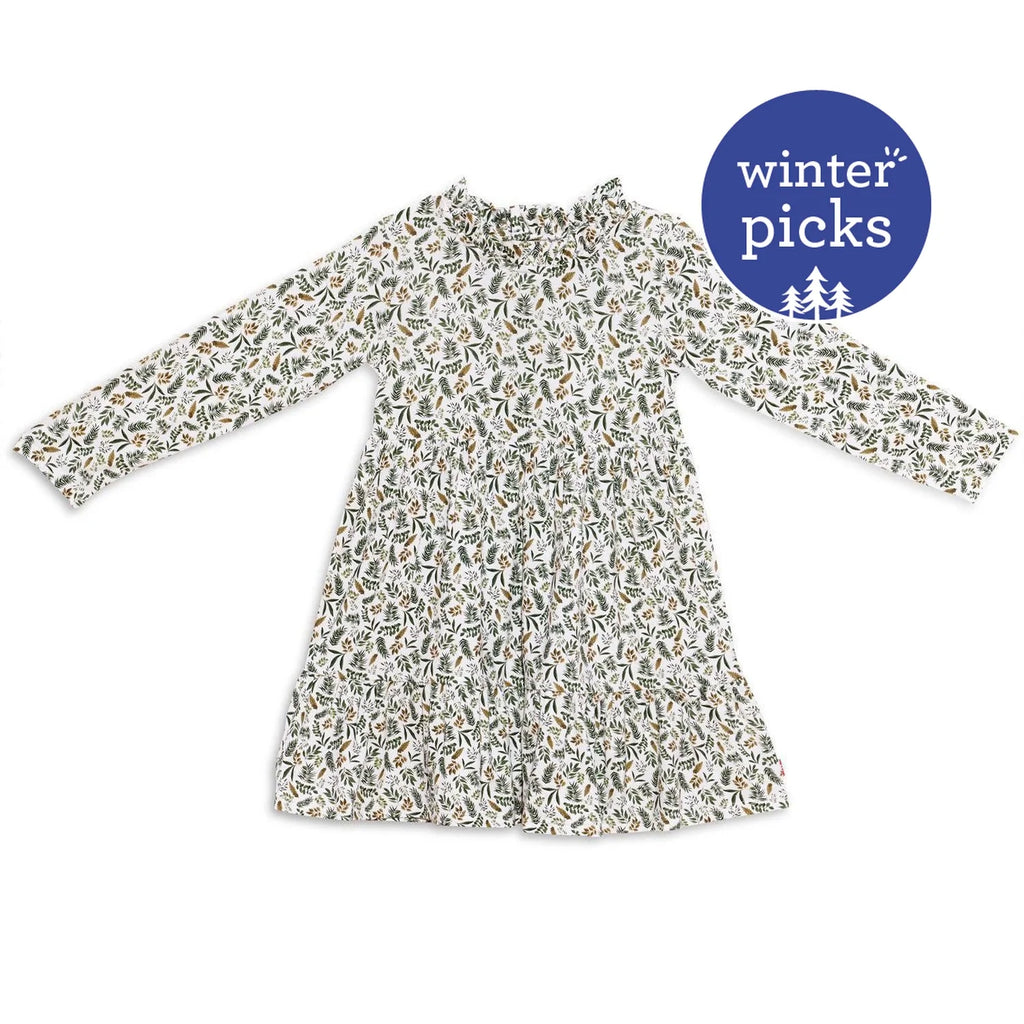 Awesome balsam modal magnetic toddler ruffle dress