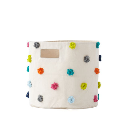 Pom Pom Basket - Pint, Multi