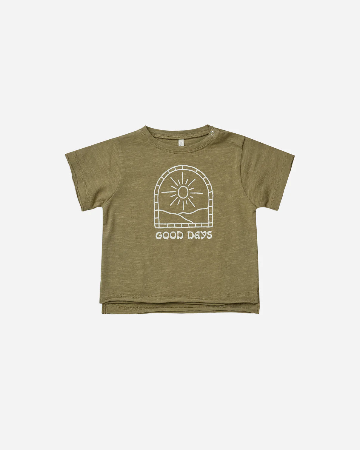 Raw edge tee - Good days