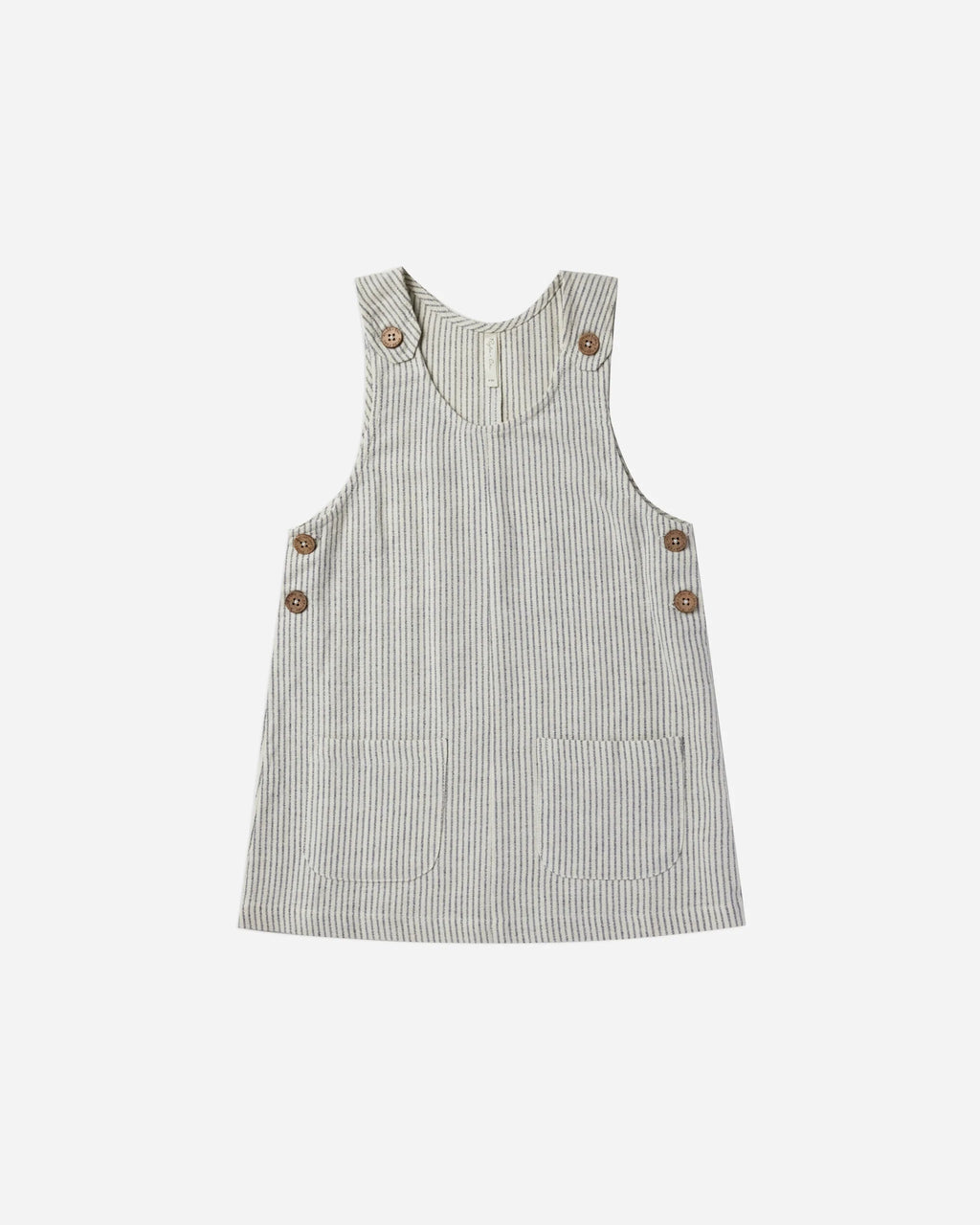 Overall Dress, Railroad Stripe