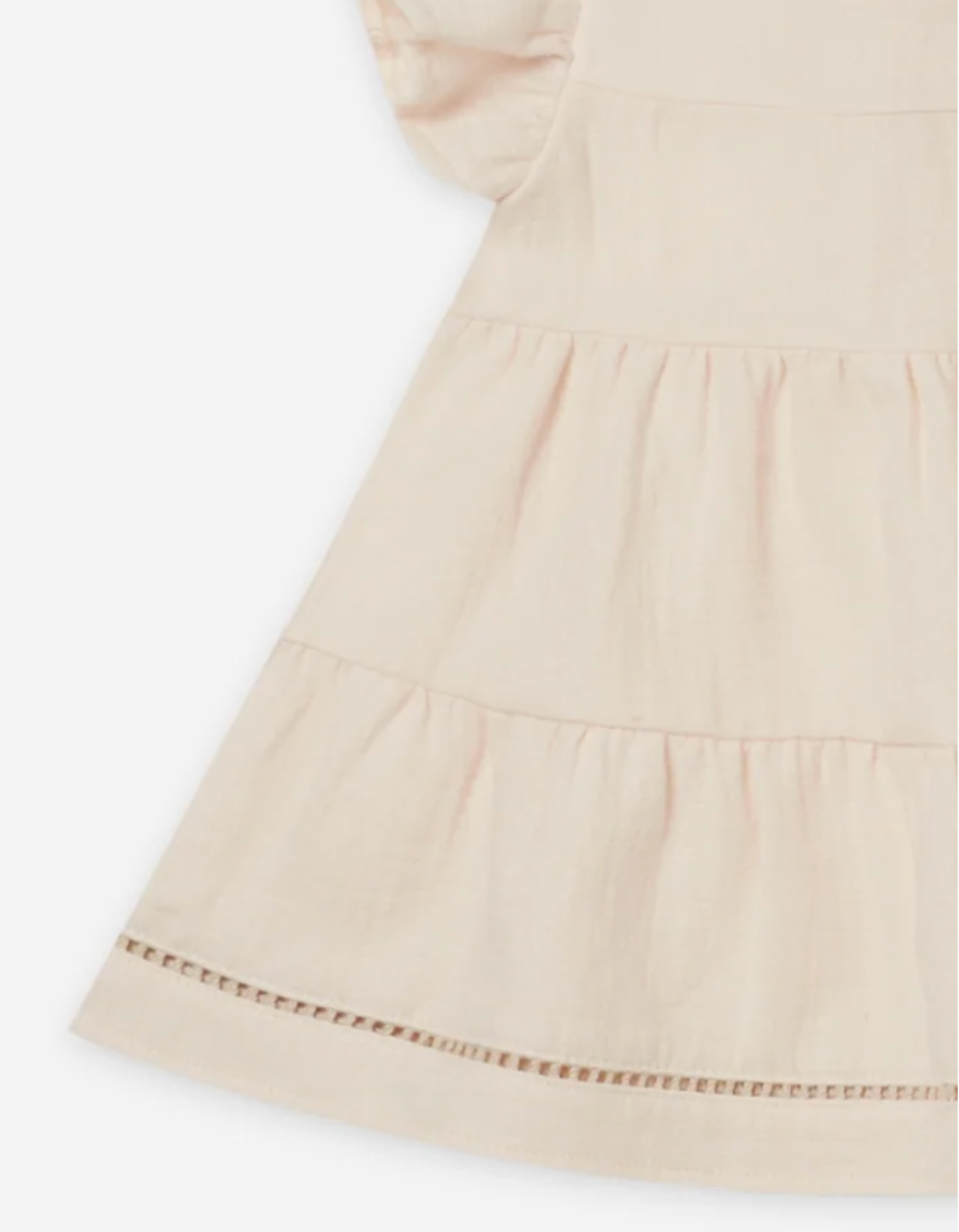 Short-Sleeve Belle Dress - Natural