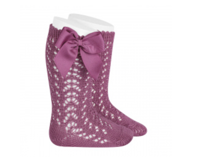 CALCETINES ALTOS CALADOS CON LAZO CASSIS