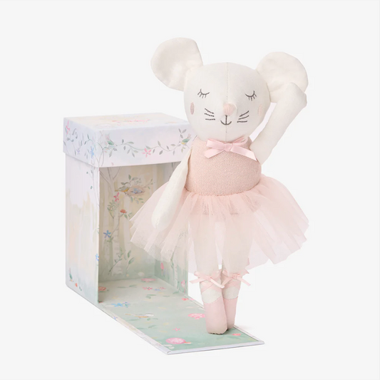 Linen Meadow Mouse Toy boxed