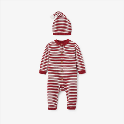 Jumpsuit Stripe with Hat