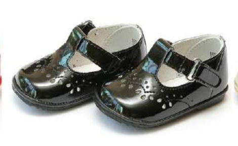 Birdie pantent black T-Strap Mary Jane