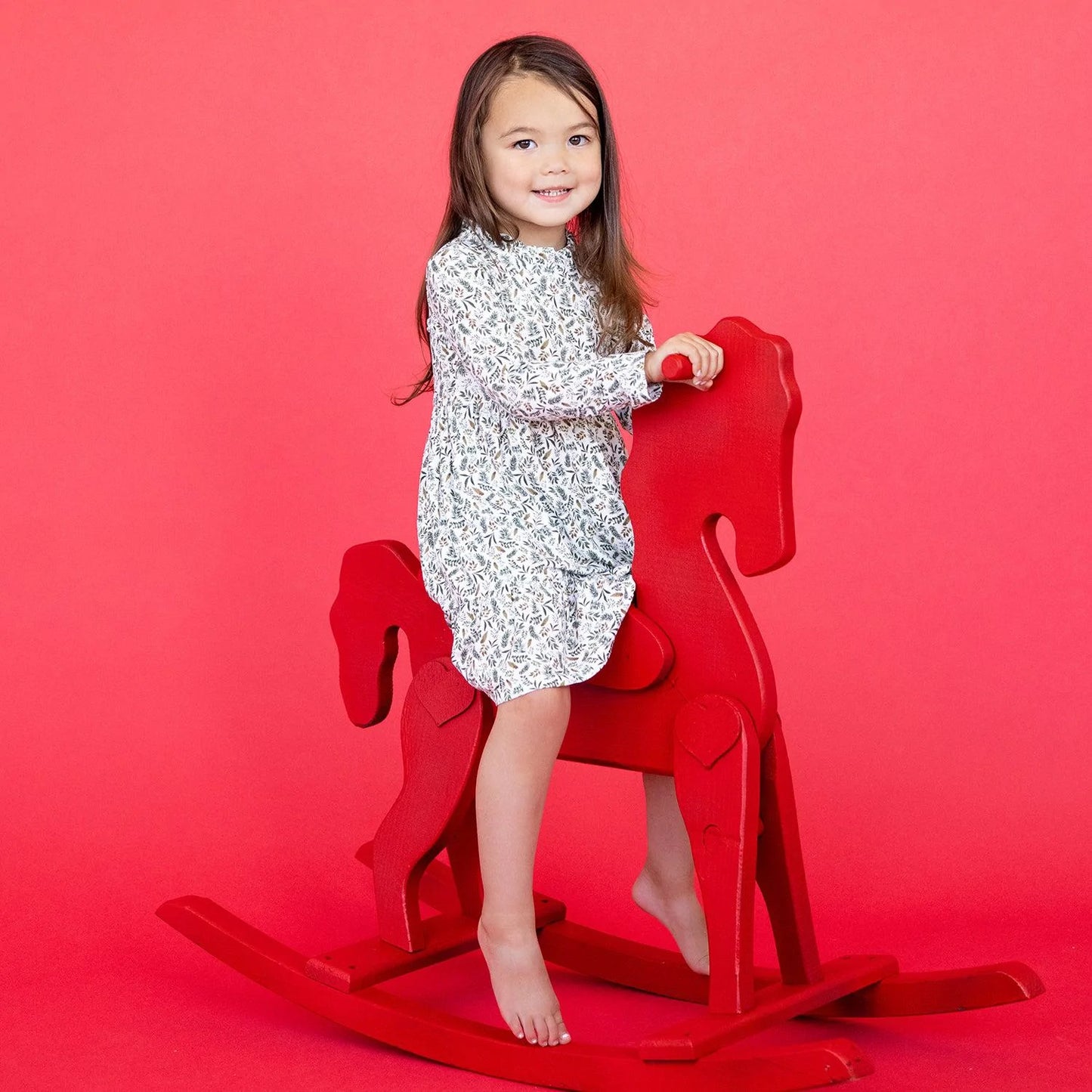 Awesome balsam modal magnetic toddler ruffle dress