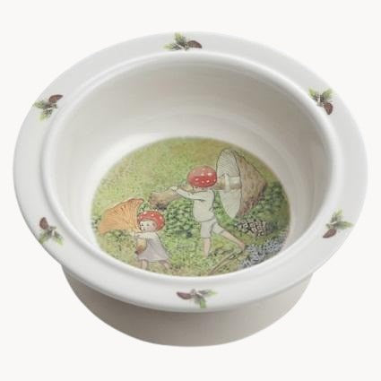 Elsa Beskow "Children of the Forest" (Tomtebobarnen) Children's Bowl with Suction Cup