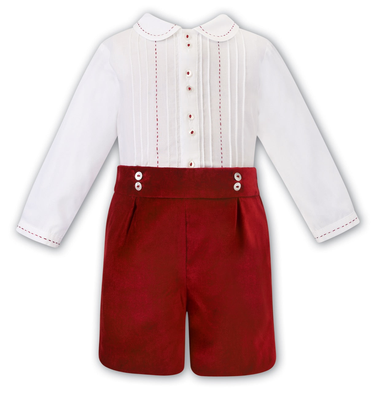 Conjunto 2 Piezas Rojo y Blanco