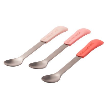 Lil' Bitty Spoon Set | Sweet Pink