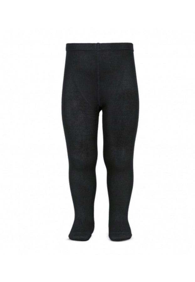 Leotardos básicos punto liso NEGRO