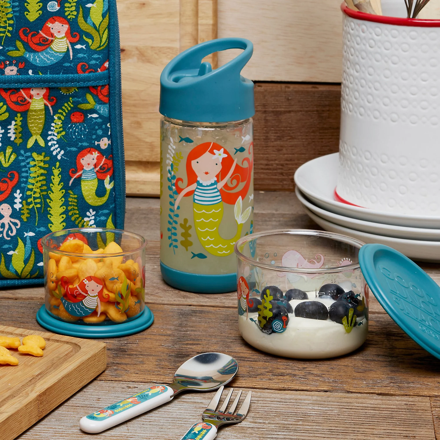 Good Lunch Snack Containers | Isla the Mermaid | Small