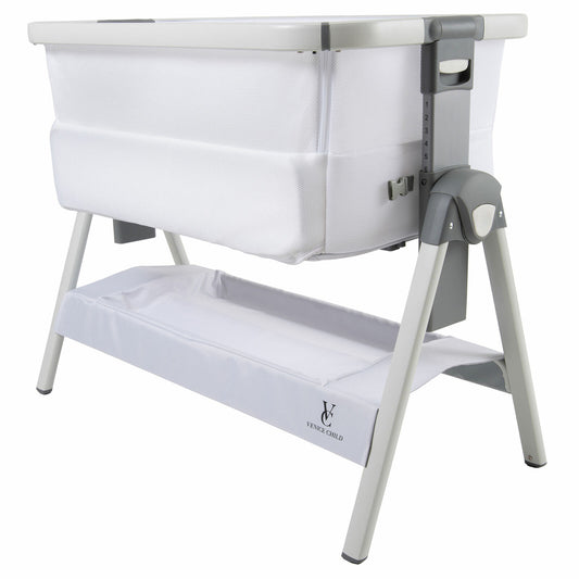 California Dreaming Portable Bedside Bassinet, White