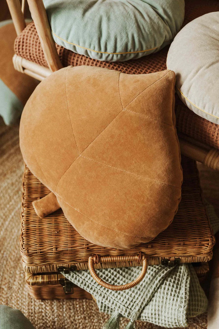 Caramel Leaf Cushion